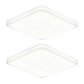 💡Modern Minimalist LED Ceiling Light – Eye-caring & 3-color dimmable – Square flush mount – sleek and energy-efficient 🏠💡