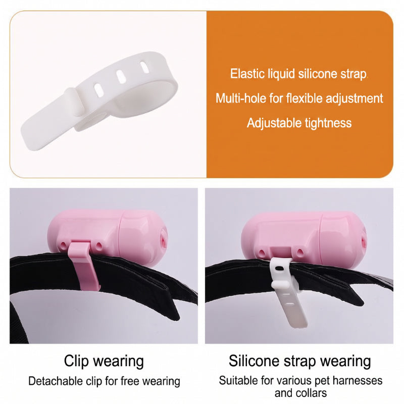 🐾Anti-Lost Pet Glow Collar Projector Light with Breed Patterns