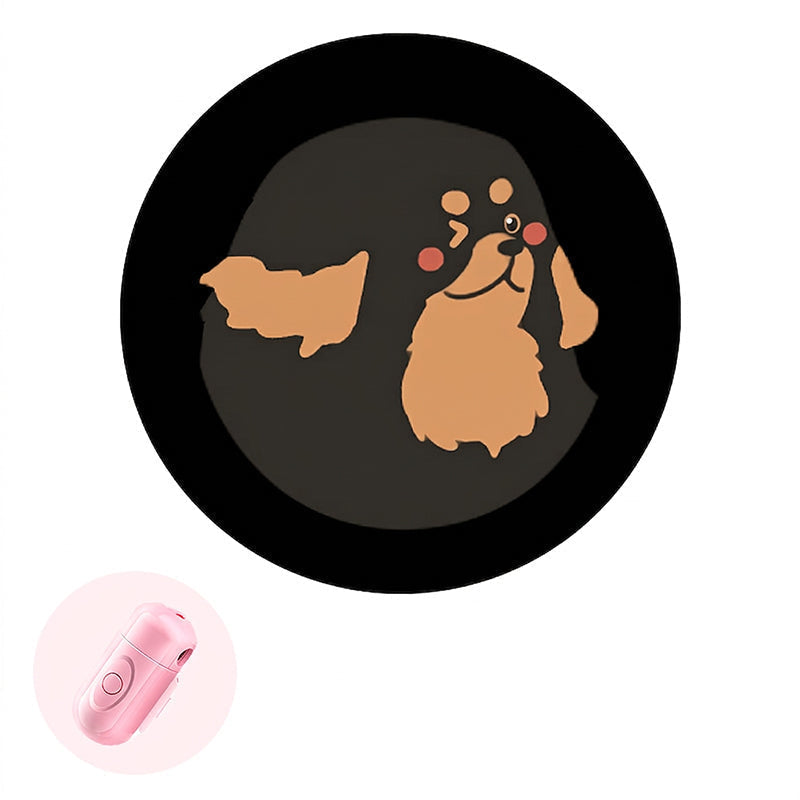 🐾Anti-Lost Pet Glow Collar Projector Light with Breed Patterns