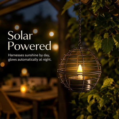 Solar Glow Candle Lantern