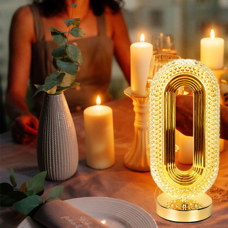 🔥 Stylish Rechargeable Touch Bedside Night Light｜3 Color Temperature Acrylic LED Desk Lamp ✨