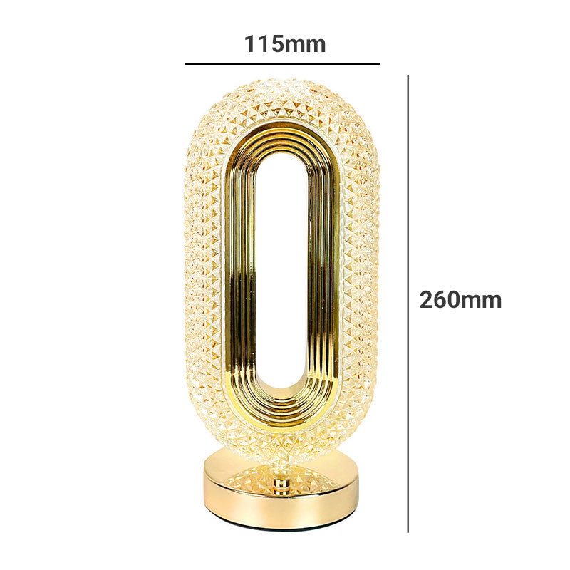 🔥 Stylish Rechargeable Touch Bedside Night Light｜3 Color Temperature Acrylic LED Desk Lamp ✨