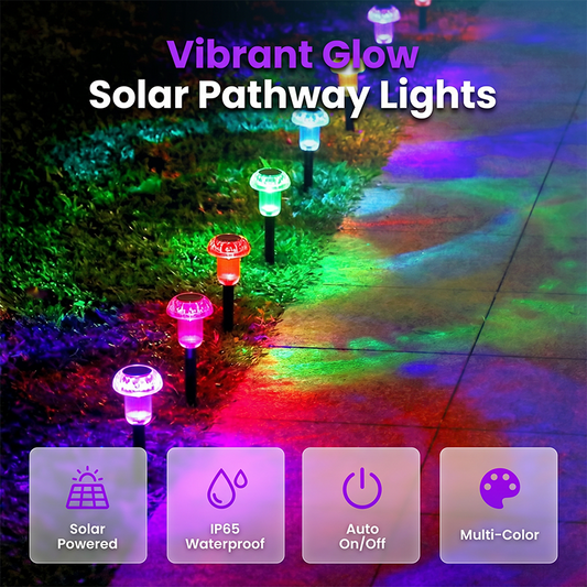 Solar Powered Garden Lights for Outdoor Pathways