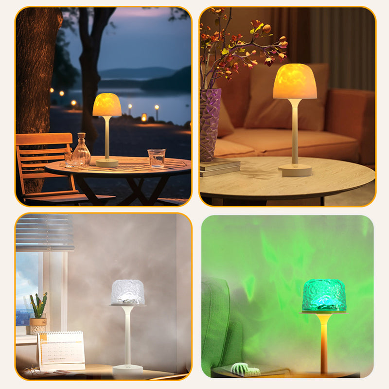 16-Color Water Ripple Night Light with Remote