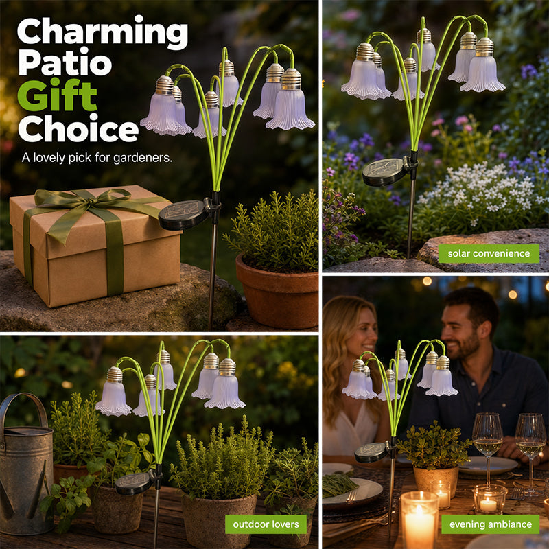 Solar Flower Lights – Bloom by Day, Glow by Night 💐💡