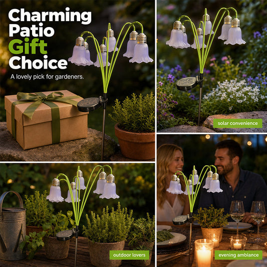 Solar Flower Lights – Bloom by Day, Glow by Night 💐💡