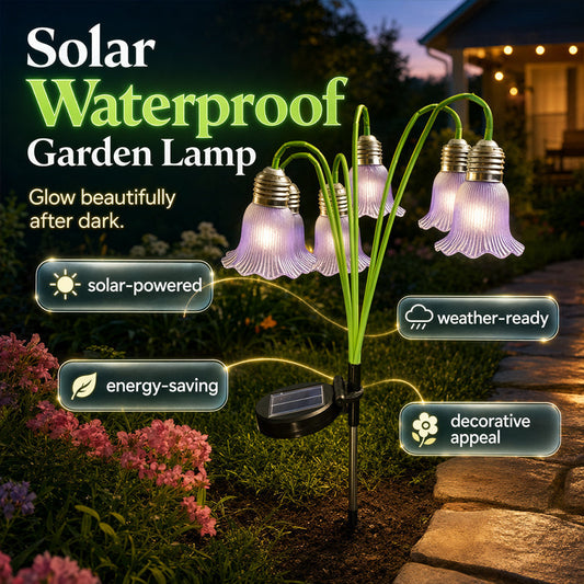 Solar Flower Lights – Bloom by Day, Glow by Night 💐💡