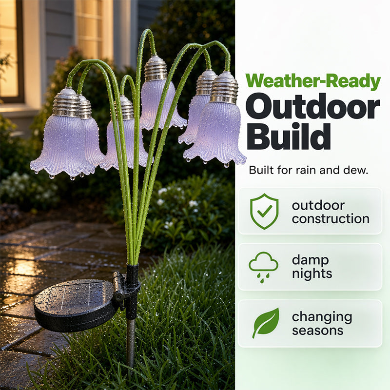 Solar Flower Lights – Bloom by Day, Glow by Night 💐💡
