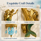 Hand-Painted Mermaid Wall Sconce – Nautical & Artisan Design
