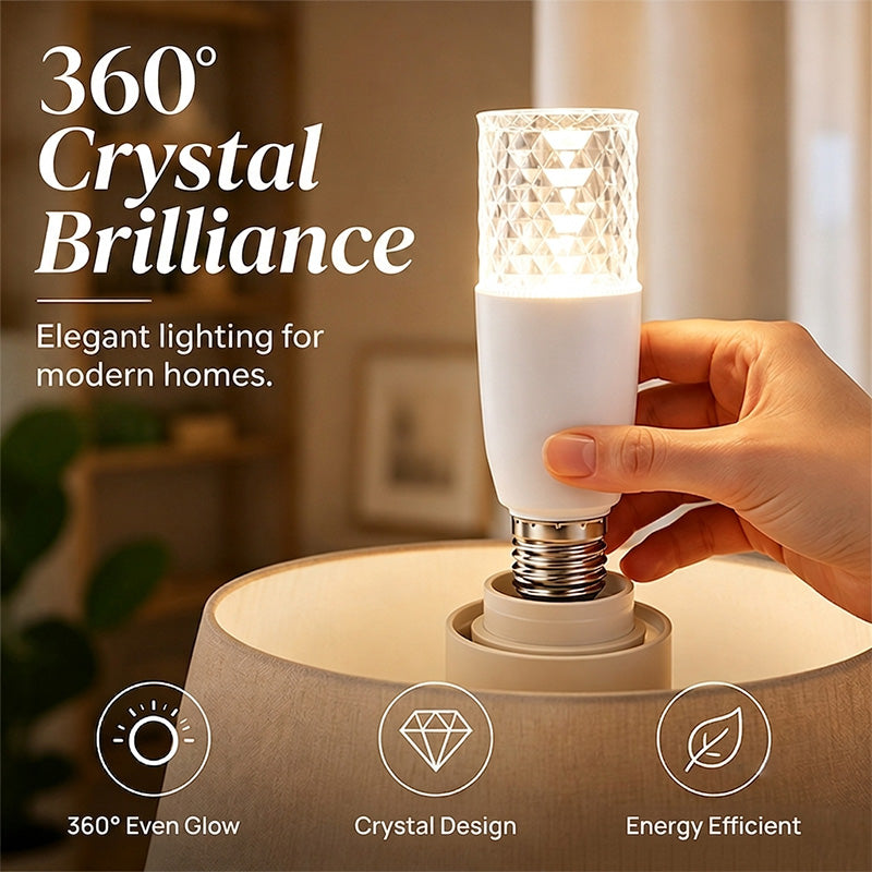 🔥Cylindrical Crystal LED Decorative Light Bulb