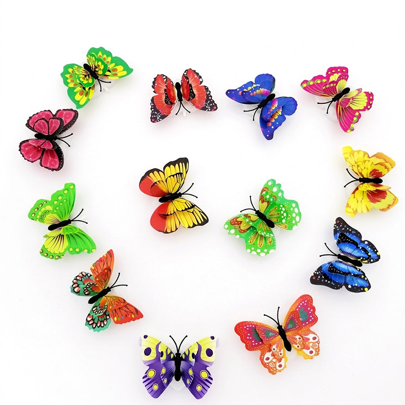 💝3D Adhesive Glowing Butterfly Night Light