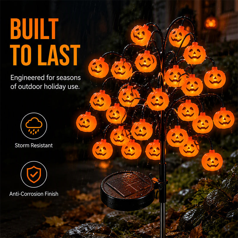 🎃🦇 43% OFF!👻Waterproof Halloween Pumpkin Solar Branch Lights