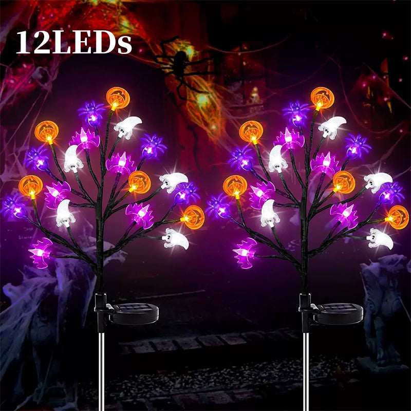 🎃🦇 43% OFF!👻Waterproof Halloween Pumpkin Solar Branch Lights