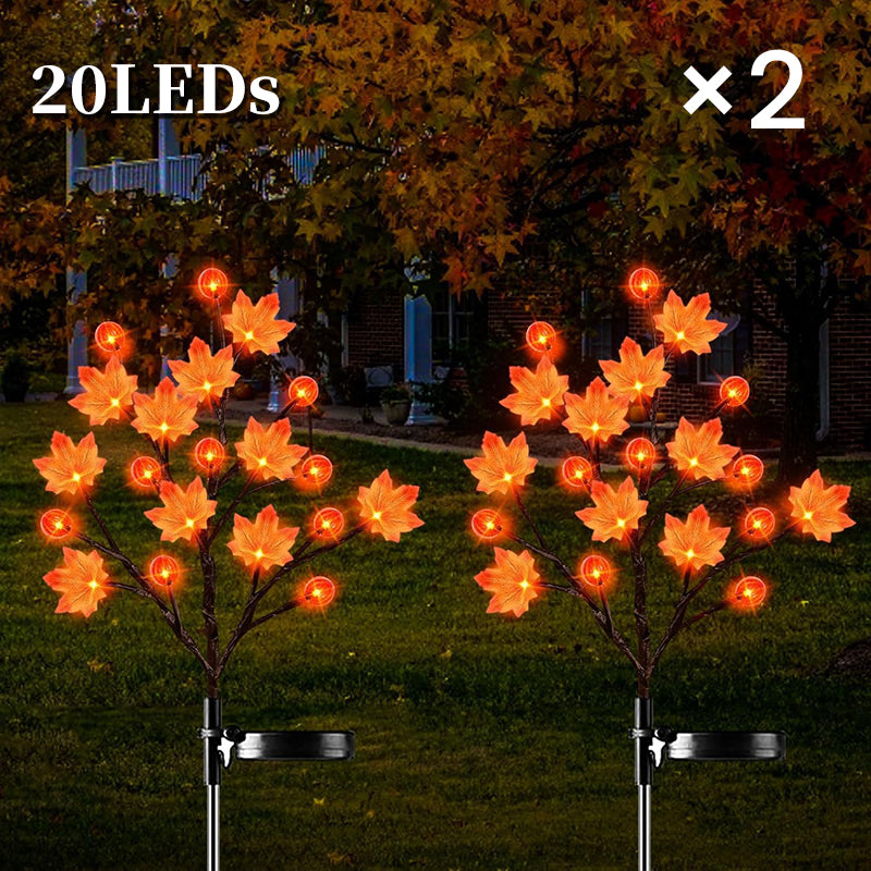 🎃🦇 43% OFF!👻Waterproof Halloween Pumpkin Solar Branch Lights