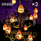 🎃🦇 43% OFF!👻Waterproof Halloween Pumpkin Solar Branch Lights