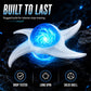🌀 Glowing Shuriken Prop – LED Spiral, Rotating ✅