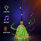 🧹Animated Witch Broom Halloween Decoration with Lights and Sound🧙