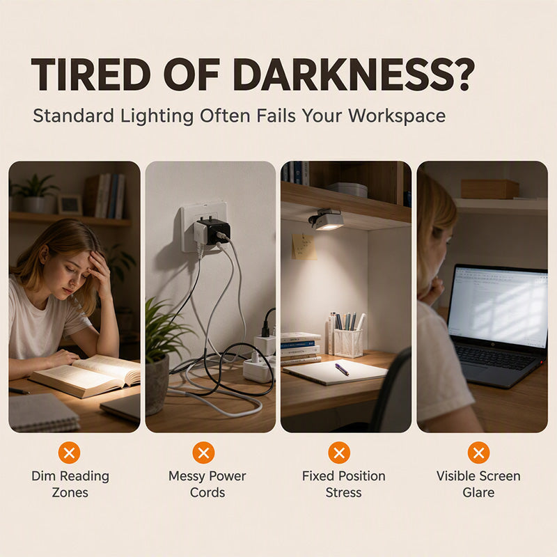 Magnetic Rechargeable LED Reading Light🧲💡