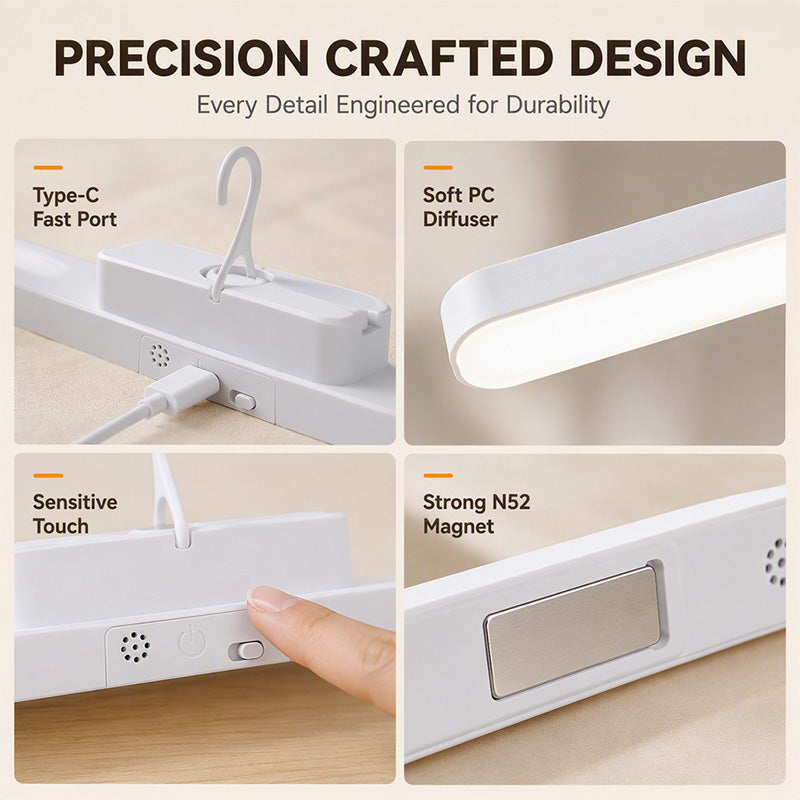 Magnetic Rechargeable LED Reading Light🧲💡