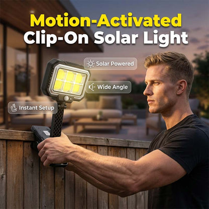 Clip-On Solar Motion Sensor Light