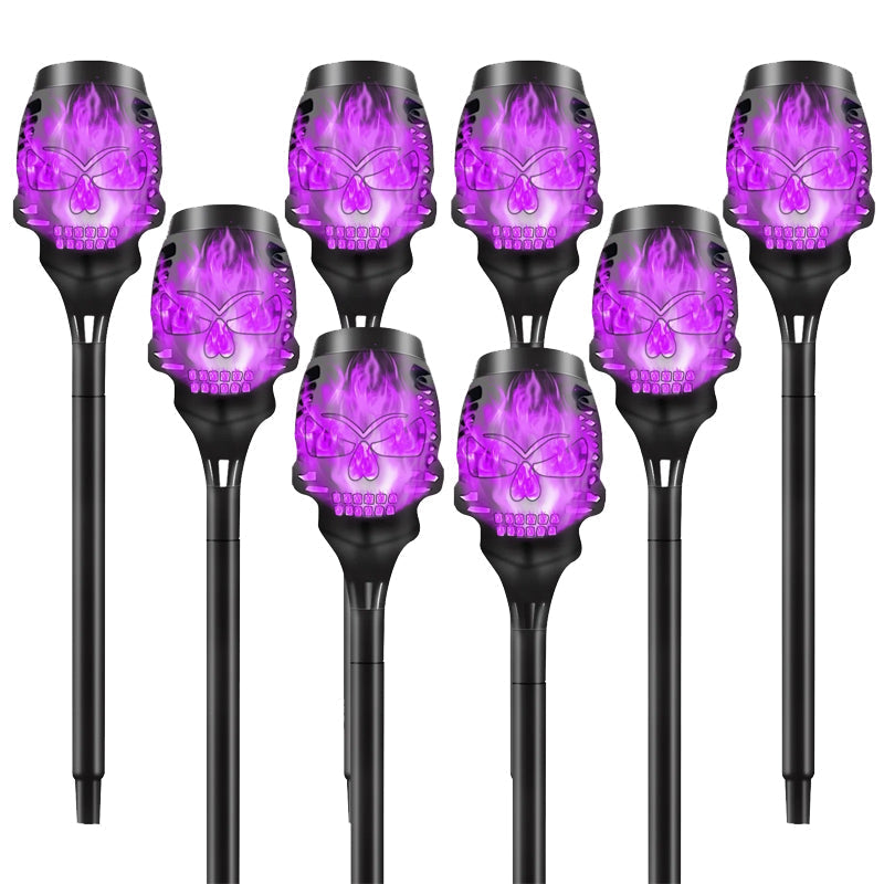 🎃 Halloween Deal | Solar Skull Stake Lights