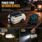 🏕️ Multi-Functional — Lantern, Work Light & Device Charger