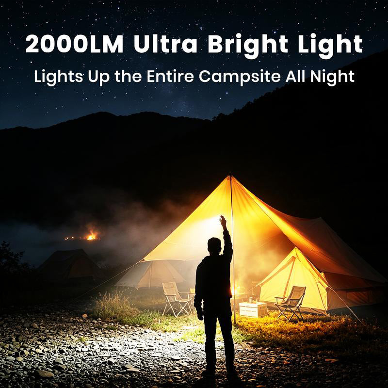🔦 Portable Multifunctional LED Emergency Light – Bright, Long‑Lasting, Multi‑Use ⛺