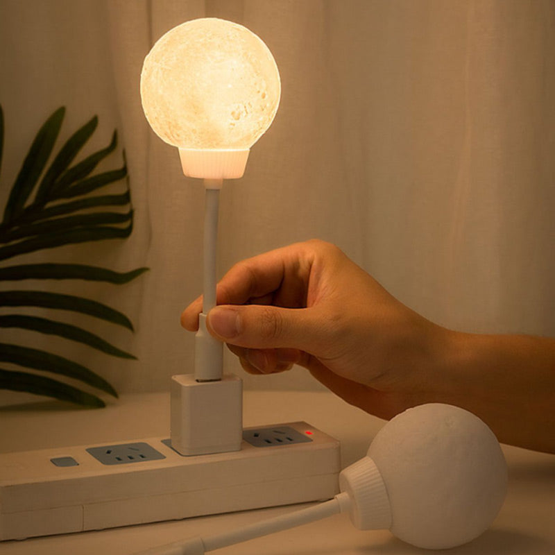 Smart Voice-Activated Moon Night Light