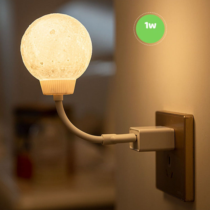 Smart Voice-Activated Moon Night Light