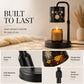 ❄️Retro Snowflake Candle Warmer Lamp | Decorative Candle Melting Lamp for Home Decor & Bedroom