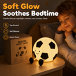 ⚽ 💡 Rechargeable Soccer Night Lights – Soft Glow, Tap Control, Kid-Safe ✨