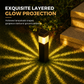 Solar Outdoor Garden Lights Waterproof Square Ground Plug Pathway Lawn Lights for Yard and Landscape Decoration