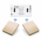 No-Wiring Wireless Light Switch Kit | Self-Adhesive Wall Switch with Receiver, No Drilling for Rental Homes, Bedside & Hallways