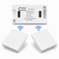 No-Wiring Wireless Light Switch Kit | Self-Adhesive Wall Switch with Receiver, No Drilling for Rental Homes, Bedside & Hallways