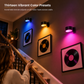 LED Puck Lights with Remote Control Battery Operated RGB Color Changing Under Cabinet Lighting Push Tap Night Light for Kitchen Closet Bedroom