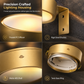 LED Puck Lights with Remote Control Battery Operated RGB Color Changing Under Cabinet Lighting Push Tap Night Light for Kitchen Closet Bedroom