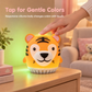 Portable Mini Animal White Noise Sound Machine with Soothing Music and LED Night Light Rechargeable Sleep Aid Device