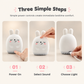 Portable Mini Animal White Noise Sound Machine with Soothing Music and LED Night Light Rechargeable Sleep Aid Device